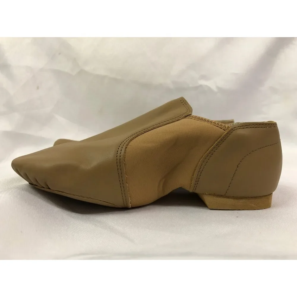 Pre-Owned Dance Jazz Shoes Stelle Child 2M Leather Slip On